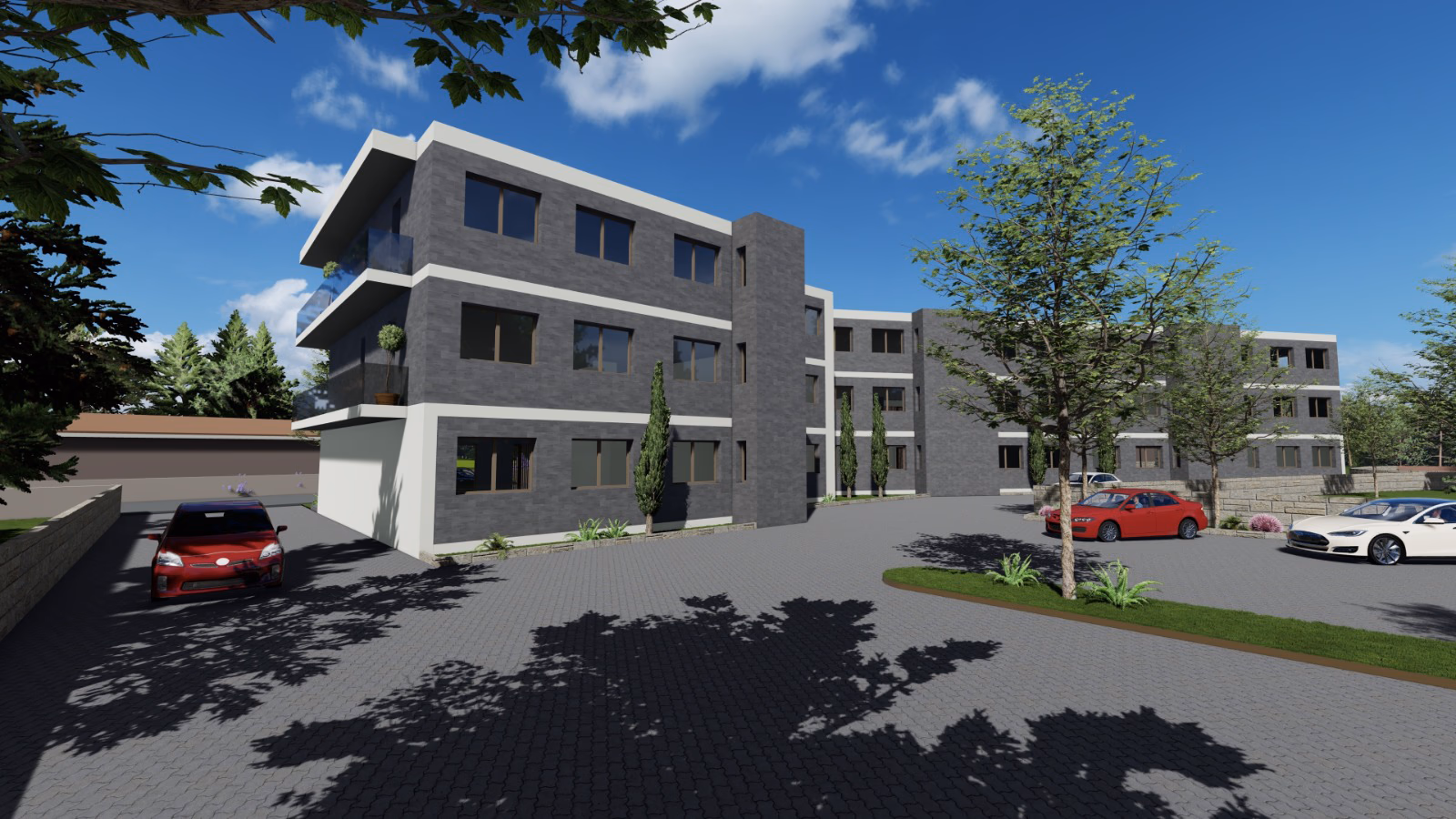 Berco das Croceiras Exterior Back View Block C