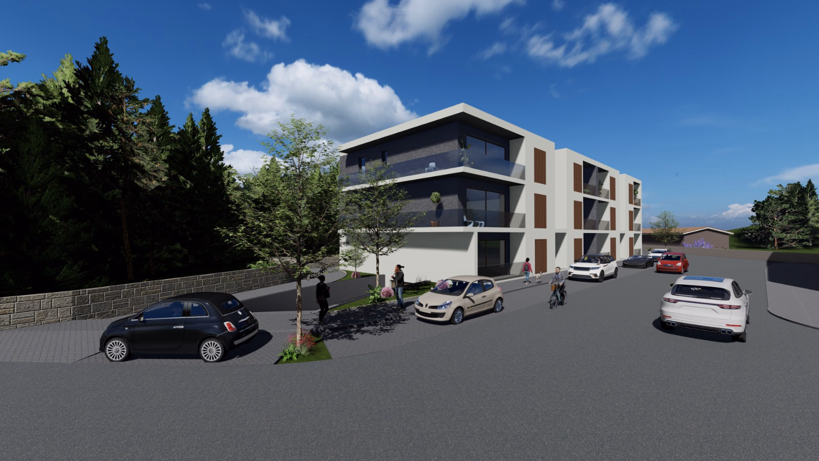 Berco das Croceiras Exterior Lateral View Block A